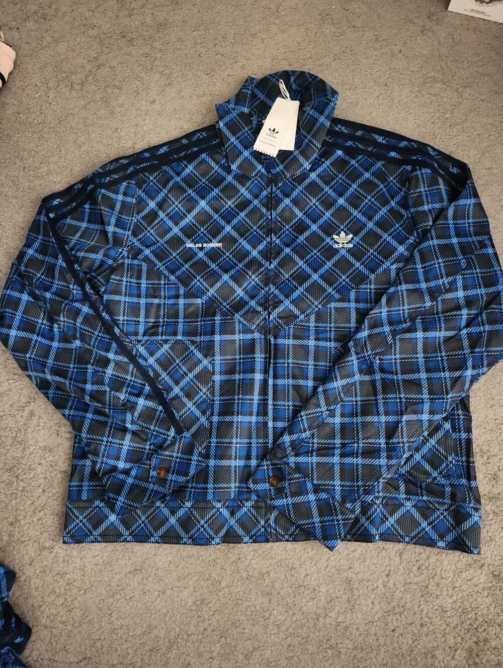 Adidas Wales Bonner Check Tartan Jacket Pants SET